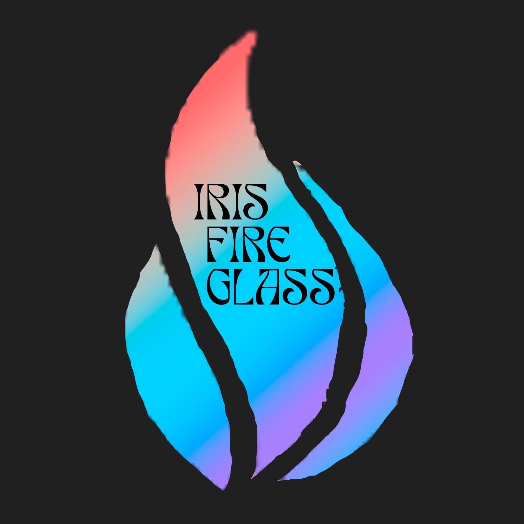 Iris Fire Glass